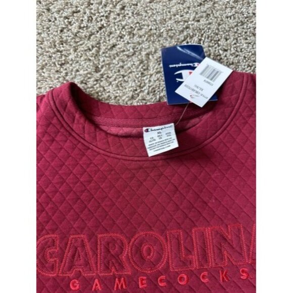 Champion Unisex South Carolina Gamecocks Pull Over Sweater Size XL Crew Neck - Picture 6 of 16